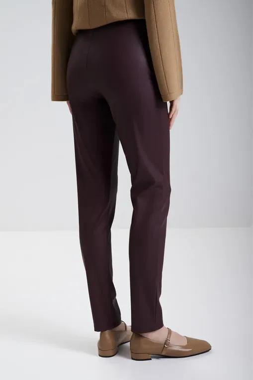 Брюки MM by MaxMara ECHO 252678606 002 BORDEAUX