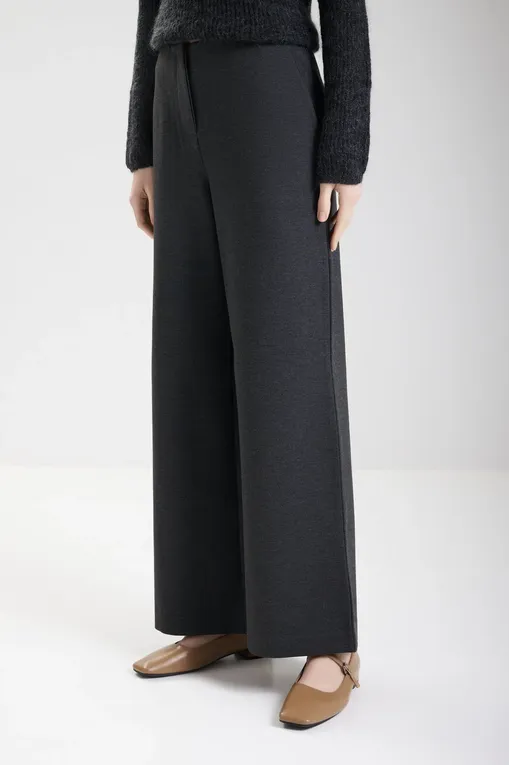 Брюки MM by MaxMara FALANGE 252678604 002 DARK GREY