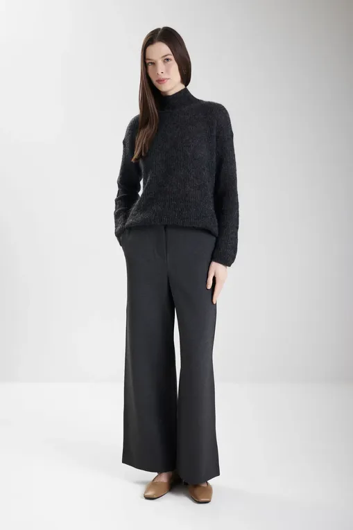 Брюки MM by MaxMara FALANGE 252678604 002 DARK GREY