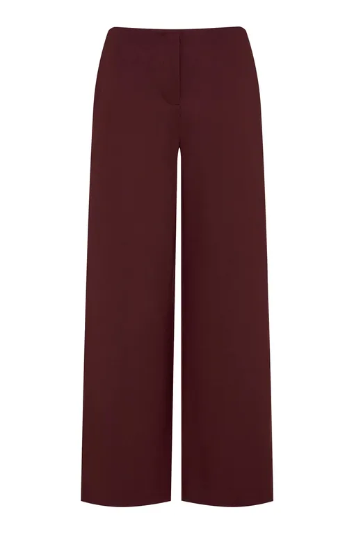 Брюки MM by MaxMara FALANGE 252678604 004 BORDEAUX