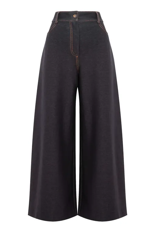 Брюки MM by MaxMara FAUSTO 251678103 003 NAVY