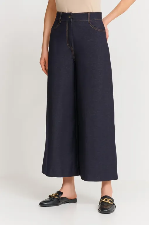 Брюки MM by MaxMara FAUSTO 251678103 003 NAVY