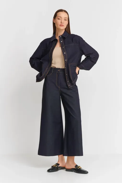 Брюки MM by MaxMara FAUSTO 251678103 003 NAVY