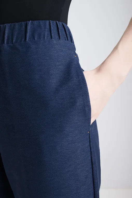 Брюки MM by MaxMara FEROCE 252678601 003 ULTRAMARINE