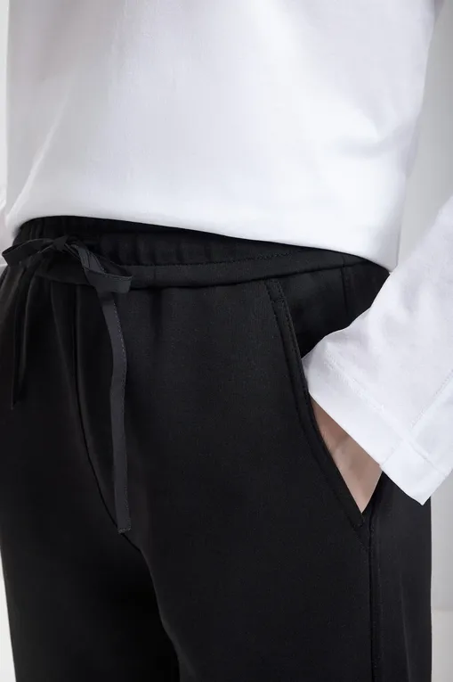 Брюки MM by MaxMara FURIO 252678608 004 BLACK