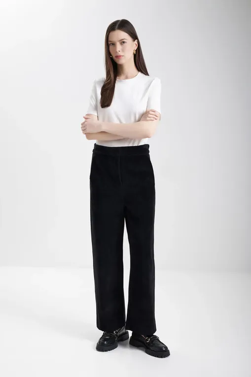 Брюки MM by MaxMara GOCCE 252678601 003 BLACK