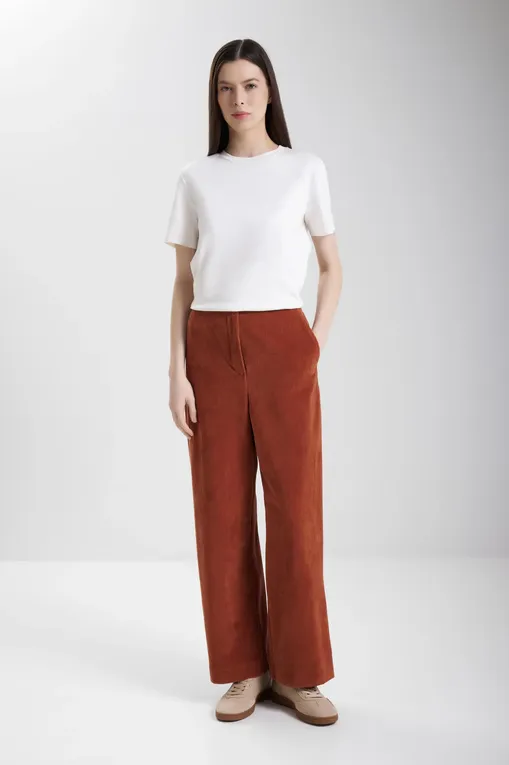 Брюки MM by MaxMara GOCCE 252678601 002 COPPER