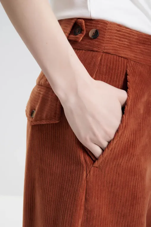 Брюки MM by MaxMara GOCCE 252678601 002 COPPER