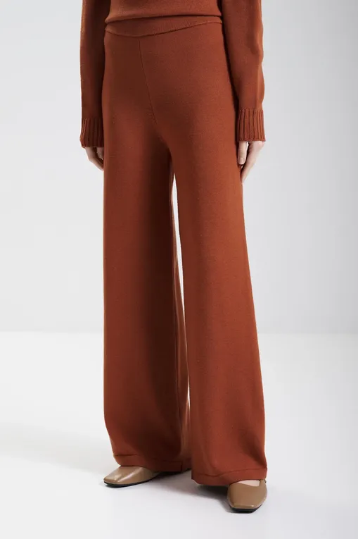 Брюки MM by MaxMara HAMBURG 252633601 004 COPPER