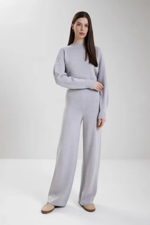 Брюки MM by MaxMara HAMBURG 252633601 005 LIGHT GREY