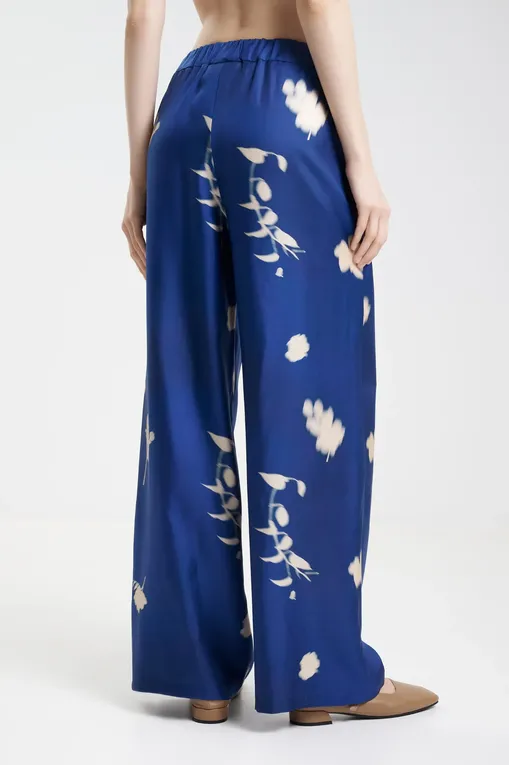 Брюки MM by MaxMara HELGA 252613603 003 CHINA BLUE