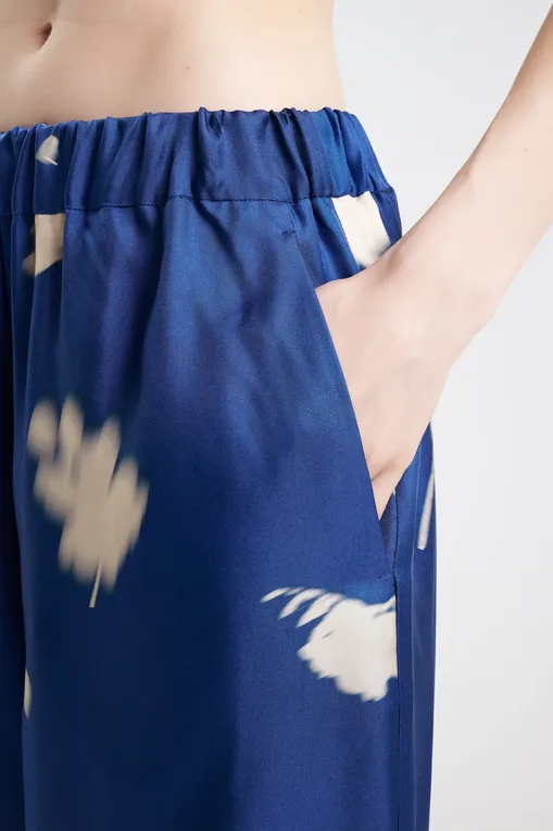 Брюки MM by MaxMara HELGA 252613603 003 CHINA BLUE