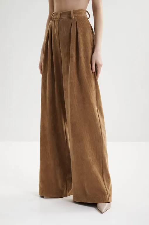 Брюки MM by MaxMara HENRY 252678602 001 CAMEL