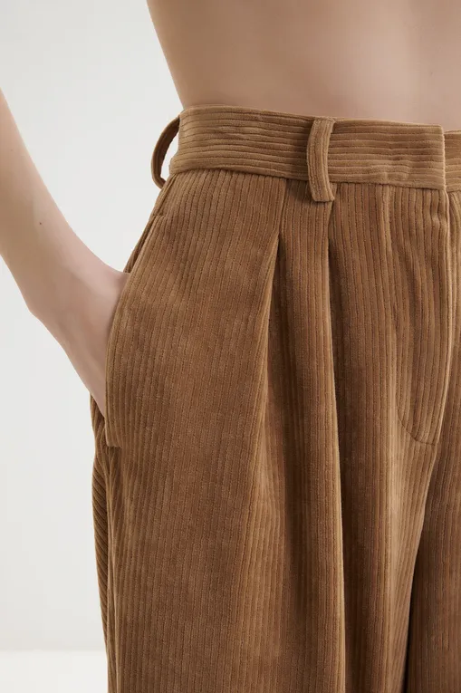 Брюки MM by MaxMara HENRY 252678602 001 CAMEL