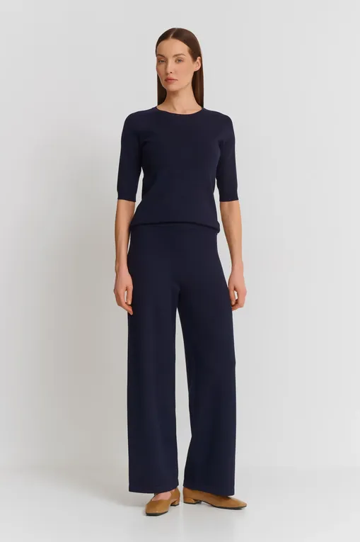 Брюки MM by MaxMara JUDY 251633102 003 NAVY