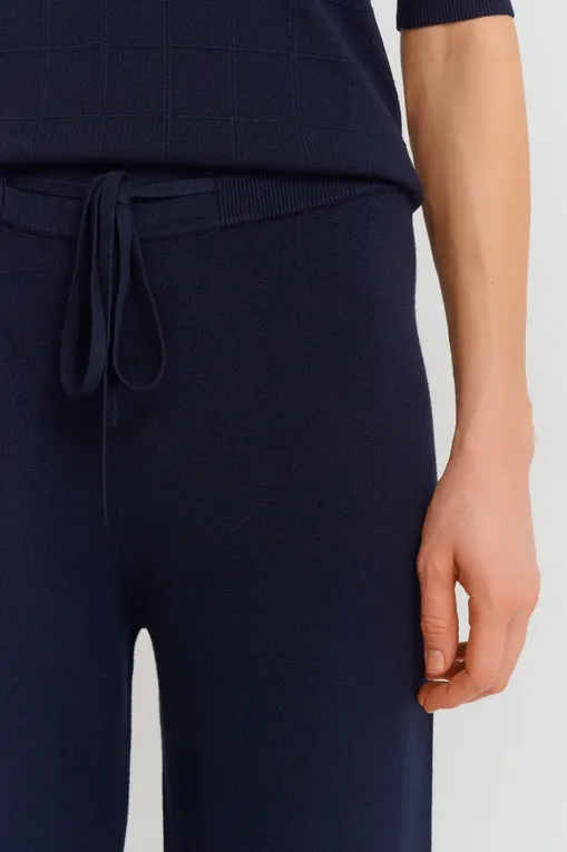 Брюки MM by MaxMara JUDY 251633102 003 NAVY