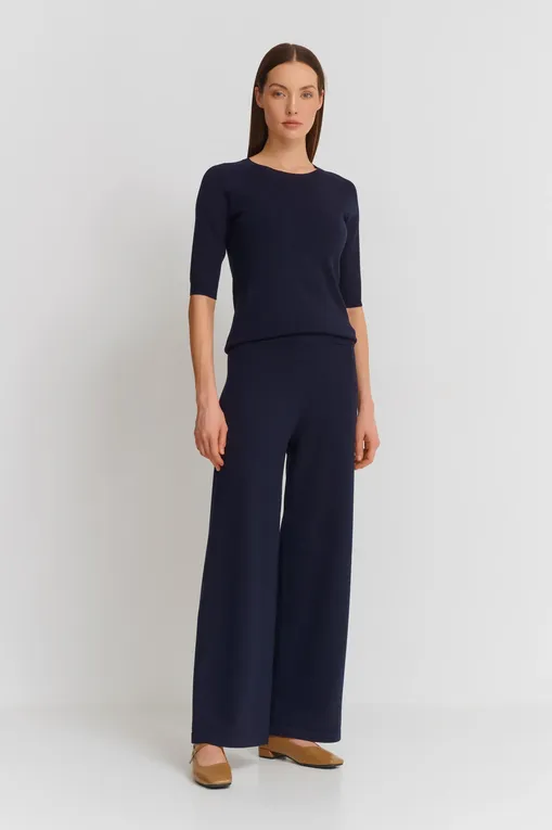 Брюки MM by MaxMara JUDY 251633102 003 NAVY