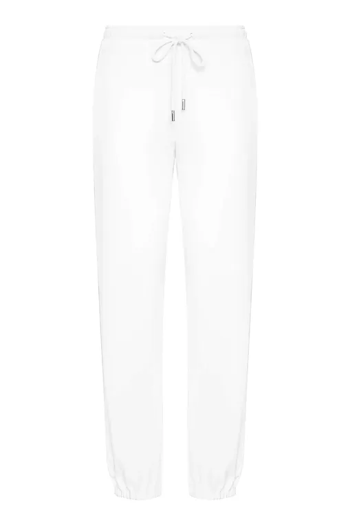 Брюки MM by MaxMara LEVICO 252678608 001 OPTICAL WHITE