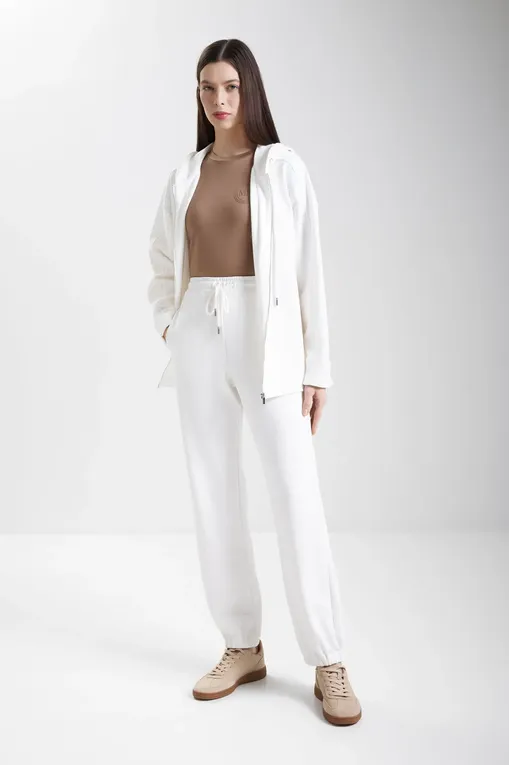 Брюки MM by MaxMara LEVICO 252678608 001 OPTICAL WHITE