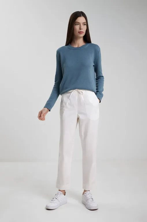 Брюки MM by MaxMara MARA 252613601 004 WHITE