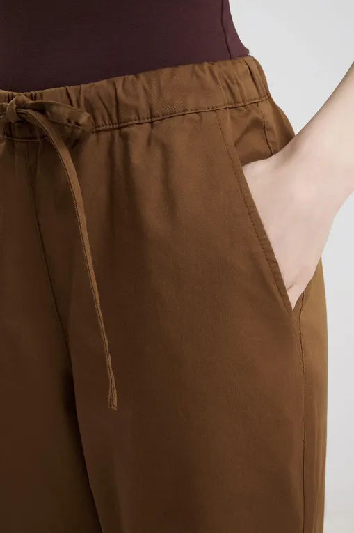 Брюки MM by MaxMara MARA 252613601 005 TOBACCO