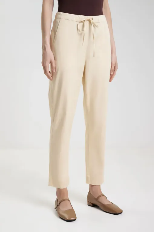 Брюки MM by MaxMara MARA 252613601 001 IVORY