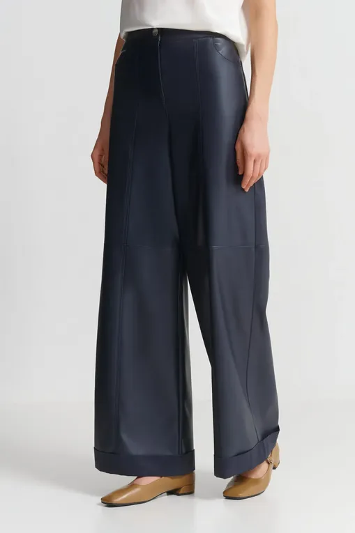 Брюки MM by MaxMara MARINA 251678105 003 NAVY