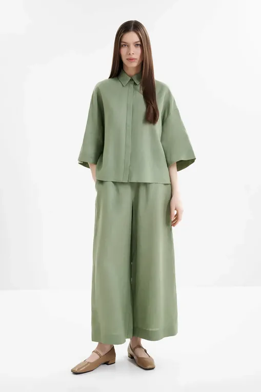 Брюки MM by MaxMara MMLCANNETI 261613102 013 SAGE GREEN