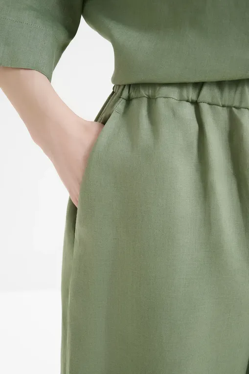 Брюки MM by MaxMara MMLCANNETI 261613102 013 SAGE GREEN