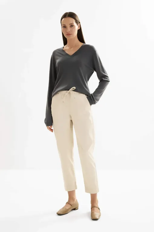 Брюки MM by MaxMara MMLMARA 261613102 001 IVORY