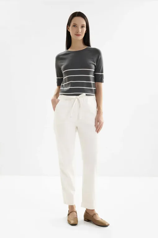 Брюки MM by MaxMara MMLMARA 261613102 004 WHITE