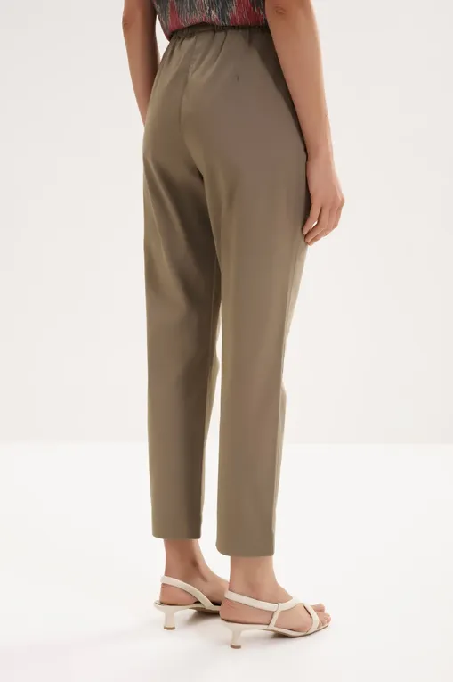 Брюки MM by MaxMara MMLMARA 261613102 006 HORN GREY GREEN