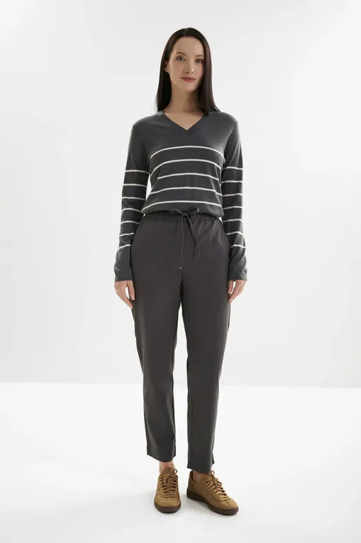Брюки MM by MaxMara MMLMARA 261613102 007 DARK GREY