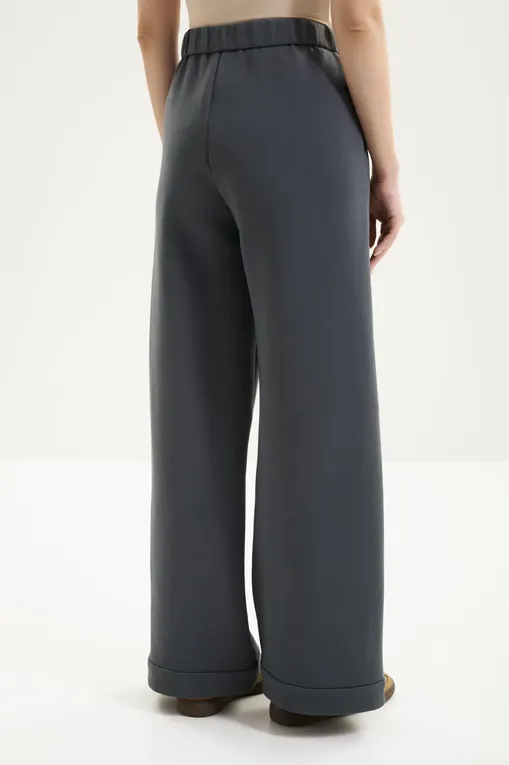 Брюки MM by MaxMara MMLMAROSO 261678108 004 DARK GREY