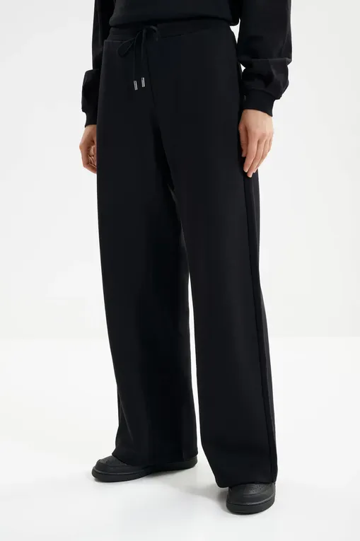 Брюки MM by MaxMara MMLOVATTA 261678107 004 BLACK