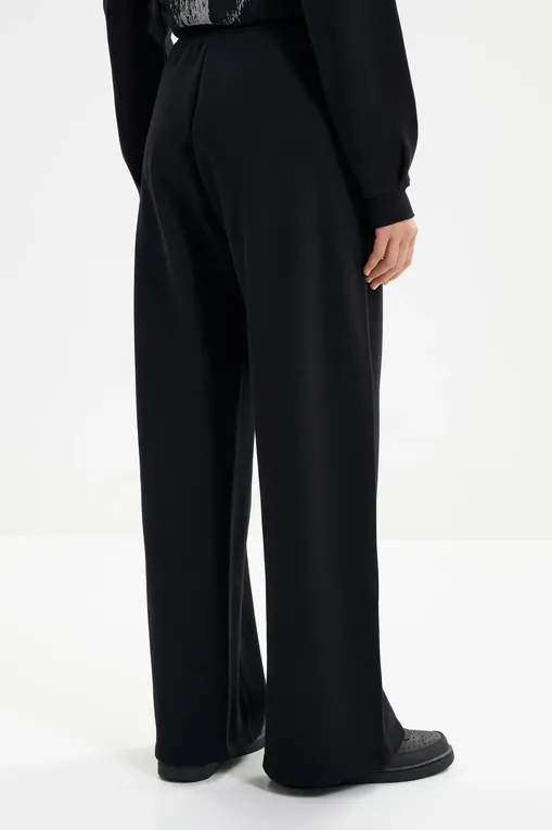 Брюки MM by MaxMara MMLOVATTA 261678107 004 BLACK