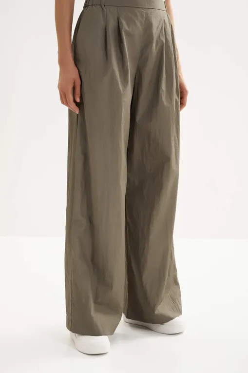 Брюки MM by MaxMara MMLOZIO 261613104 001 HORN GREY GREEN