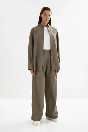 MM by MaxMara MMLOZIO 261613104 001 HORN GREY GREEN