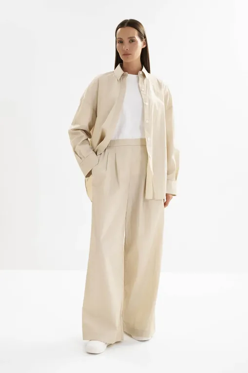 Брюки MM by MaxMara MMLOZIO 261613104 004 IVORY