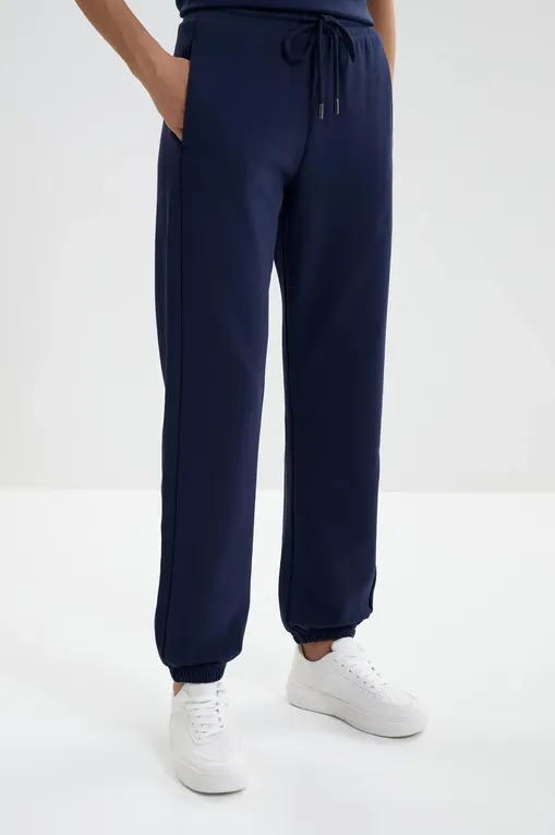 Брюки MM by MaxMara MMLRACCONTO 261678113 003 MIDNIGHTBLUE