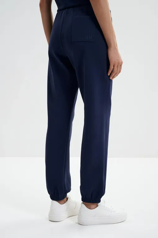 Брюки MM by MaxMara MMLRACCONTO 261678113 003 MIDNIGHTBLUE