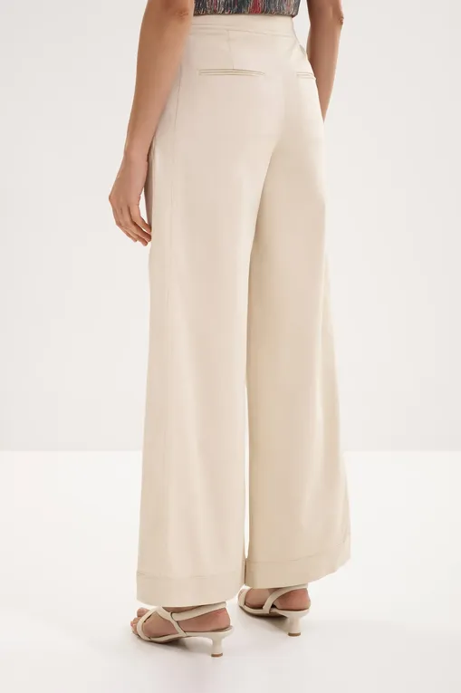 Брюки MM by MaxMara MMLSTRENNA 261613101 001 IVORY