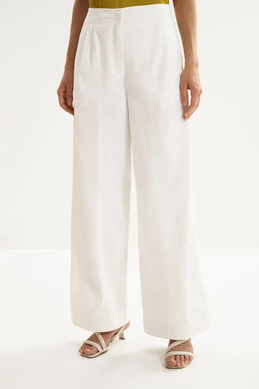 Брюки MM by MaxMara MMLSTRENNA 261613101 004 WHITE
