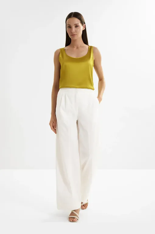 Брюки MM by MaxMara MMLSTRENNA 261613101 004 WHITE