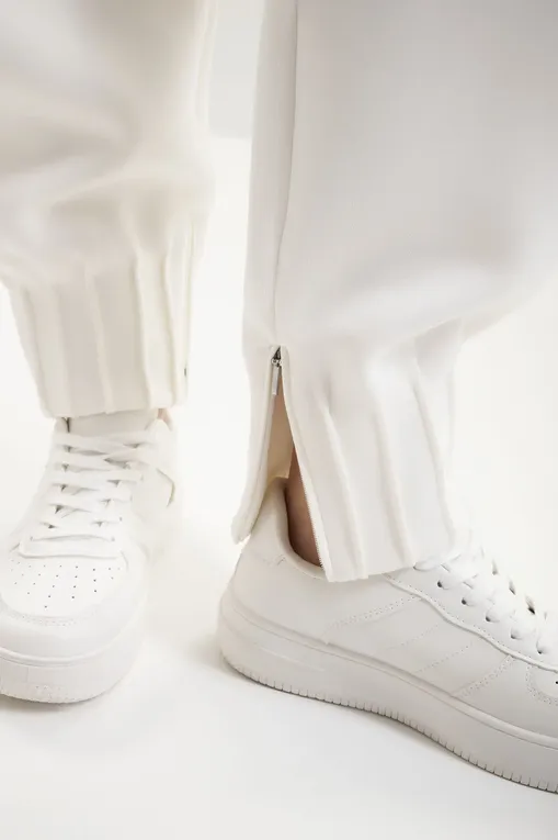 Брюки MM by MaxMara MMLVISTA 261678109 001 WHITE