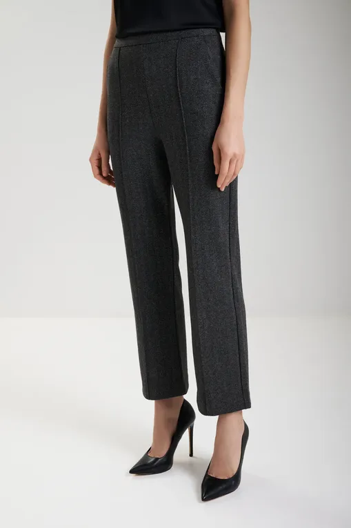 Брюки MM by MaxMara ORLANDA 252678607 002 BLACK