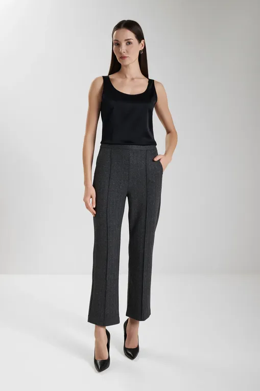 Брюки MM by MaxMara ORLANDA 252678607 002 BLACK