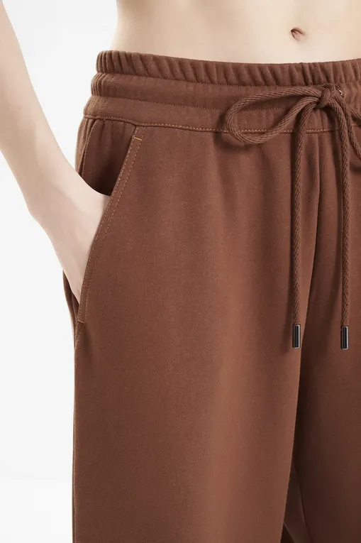 Брюки MM by MaxMara PANFILO 252678610 002 TOBACCO