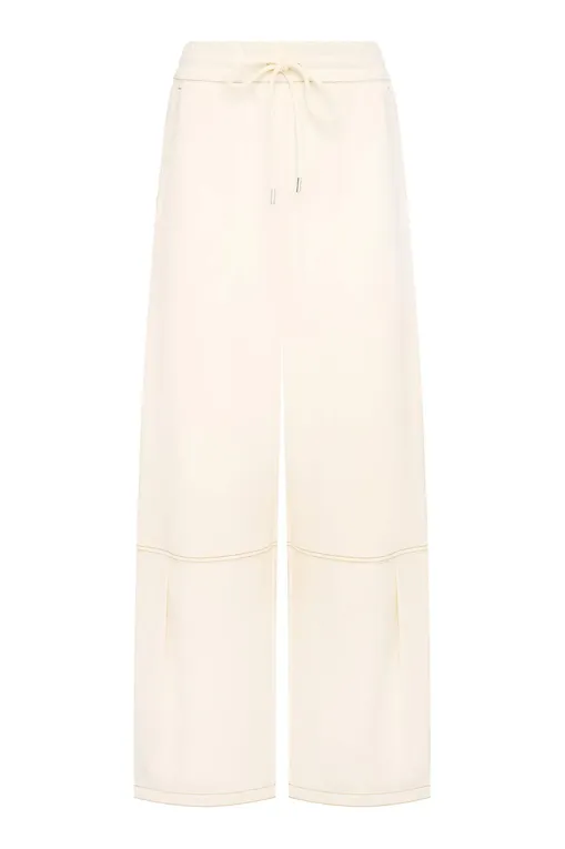 Брюки MM by MaxMara PANFILO 252678610 001 IVORY