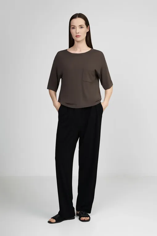 Брюки MM by MaxMara REA 2516781058 002 BLACK